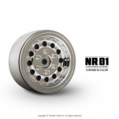 GM70225 1.9 NR01 beadlock wheels (Chrome) (2)