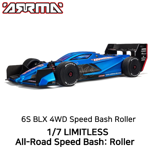입고완료 ARRMA 1:7 LIMITLESS All-Road Speed Bash: Roller