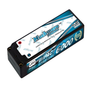 IMPACT FD2 Li-Po Battery 6000mAh/7.4V 90C Flat Hard Case  