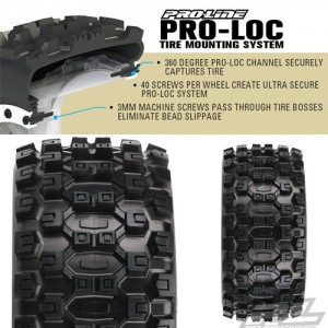 [AP10131] Badlands MX43 Pro-Loc All Terrain Tires for Pro-Loc X-MAXX Wheels Front or Rear - 엑스맥스용 타이어