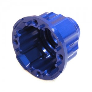 [C27196BLUE] Billet Machined Differential Carrier Outer Case Housing for Traxxas X-Maxx 4X4 