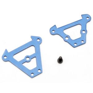 AX7023 Bulkhead tie bars, front &amp; rear (blue-anodized aluminum)/ 2.5x6 CS (1)