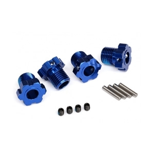 AX8654 Wheel hubs,splined,17mm(blue-anodz  