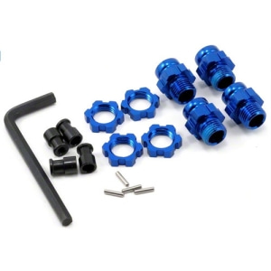 AX6856X Aluminum 17mm Wheel Adapter Set (Blue) (4)
