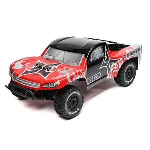1/10 2WD Torment SCT Brushed, LiPo: Red/Silver RTR  