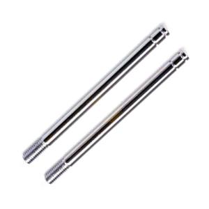 AX1664 Shock shafts, steel, chrome finish (long) (2)(Front)
