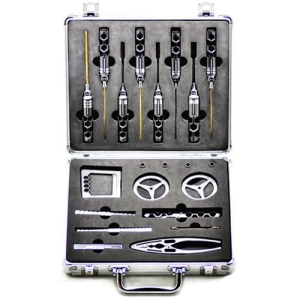 AM-199421 Honeycomb Toolset For 1/10 EP (17pcs) with Alu Case (메탈 케이스 포함)