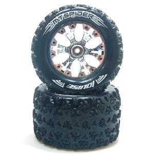 L-T3203SCH MT-SPIDER Soft Compound / Chorme Rim / 1/2&quot; OFFSET 1/10 Scale Traxxas Style Bead 2.8인치 Monster Truck (2)