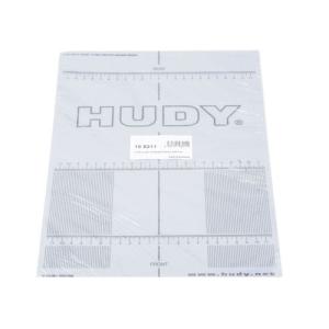 108211 Hudy Plastic Set-Up Board Decal For 1/10th Scale