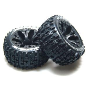 L-T3227SBH ST-PIONEER 2.8인치 TRUCK TIRES TRAXXAS BEAD SOFT COMPOUND/BLACK 1/2 OFFSET RIM/MOUNTED (반대분)