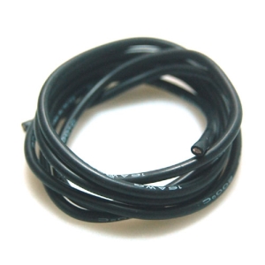 UP-WS16B Silicone Wire 16AWG (BLACK : 1mtr) : 실리콘와이어 16게이지
