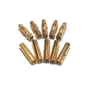UP-AM10025B 2.5mm Gold Connector 5Pairs