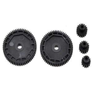 Pinion &amp; Spur Gear Set: 1/18 4WD All