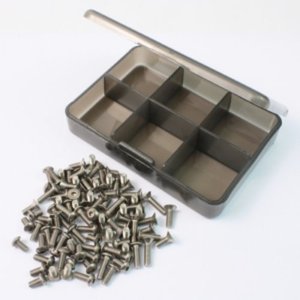[TS-TT01E] Titanium Screw Assorted Set with FREE Mini Box for Tamiya TT01E