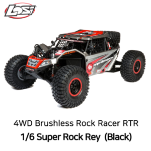 초대형 슈퍼 락레이 1/6 Super Rock Rey 4WD Brushless Rock Racer RTR 블랙*조종기 포함