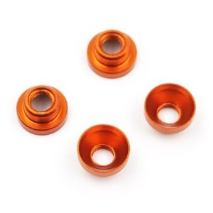 [YA-0577OR] Aluminum Servo Washer M3 Thread 4pcs Orange