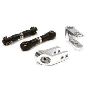 Billet Machined Steering Servo Horn &amp; Linkage Set for Traxxas 1/10 Scale Summit