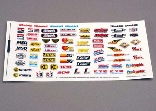 AX2514 Decal sheet racing sponsors