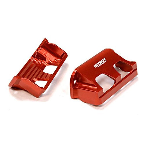 [#C25776RED] Billet Machined Servo Guard for Traxxas 1/10 Summit (Red)