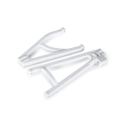 AX8634A SUSPENSION ARMS, WHITE, REAR (LEFT), HEAVY DUTY, ADJUSTABLE WHEELBASE (UPPER (1)/ LOWER (1))
