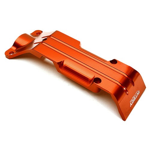 [#C28799RED] Billet Machined Alloy Rear Skid Plate for Traxxas 1/10 E-Revo 2.0 (Red)