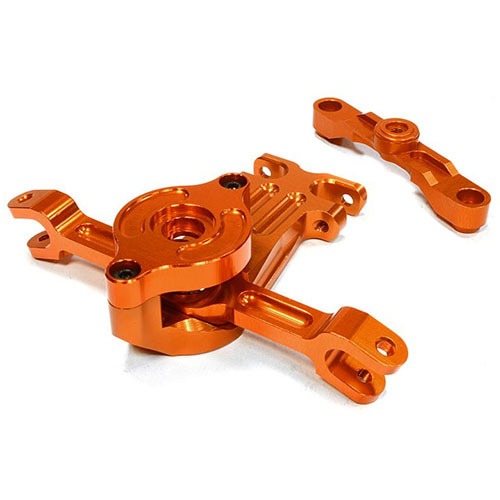[#C26054ORANGE] Billet Machined Steering Bell Crank for Traxxas 1/10 Scale Summit 4WD (Orange)
