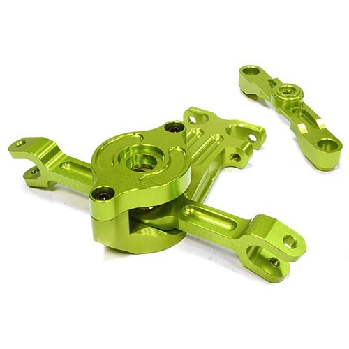 [#C26054GREEN] Billet Machined Steering Bell Crank for Traxxas 1/10 Scale Summit 4WD (Green)