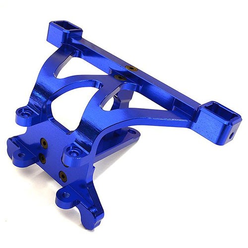 [#C28687BLUE] Billet Machined Front Body &amp; Pin Mount for Traxxas 1/10 E-Revo 2.0 (Blue)
