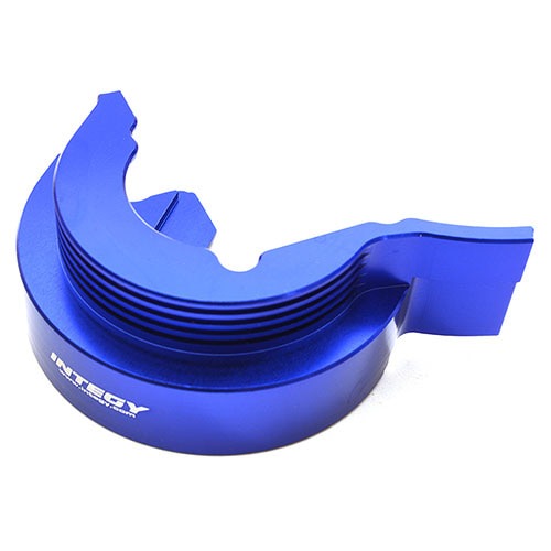 [#C28813BLUE] Billet Machined Alloy Gear Cover for Traxxas 1/10 E-Revo 2.0 (Blue)