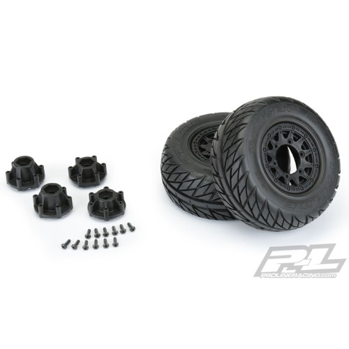 2020-NEW AP1167-10 Street Fighter SC 2.2&quot;/3.0&quot; Street Tires Mounted on Raid BlacK