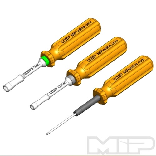 #9518 - MIP Losi Mini-T/B 2.0 Series Wrench Set, Metric (3), 4.0mm, 5.5mm Nut Driver &amp; 1.5mm Hex