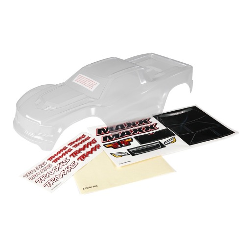 AX8914 Body, Maxx®, heavy duty (clear, untrimmed, requires painting)/ window masks/ decal sheet