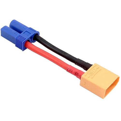 Connector Adapter - XT90 Male to EC5 Female (5cm/12AWG)