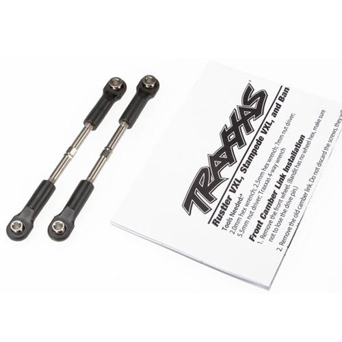 AX2445 Turnbuckles toe link 55mm (75mm center to center) (2) (assembled with rod ends and hollow balls)