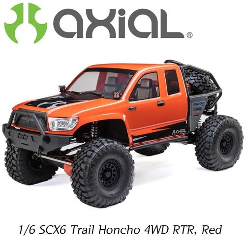 [역대급 초대형 라클차량] 1/6 SCX6 Trail Honcho 4WD RTR, Red