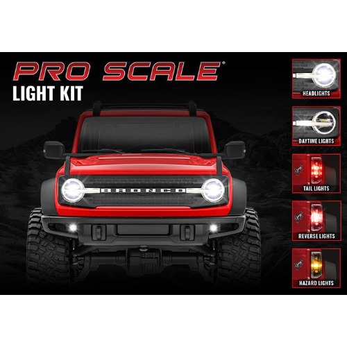AX9783 TRX-4M® Bronco Pro Scale™ Light Set - 차량 미포함 TRX4M LED