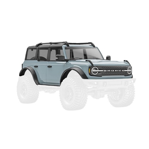 AX9711-GRAY Body, Ford Bronco, complete, Cactus Gray for TRX4M
