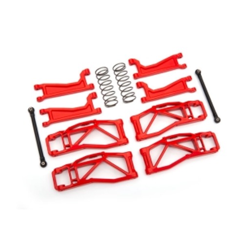 AX8995R Suspension kit, WideMAXX™, red (includes front &amp; rear suspension arms, front toe links, rear shock springs