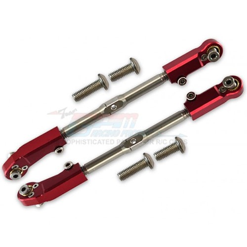 Aluminum+Stainless Steel Adjustable Front Steering Tie Rod (for Fireteam 6S, Kraton 6S, Notorious 6S, Outcast 6S, Talion 6S) (아르마 #AR340071, #AR330230 옵션)
