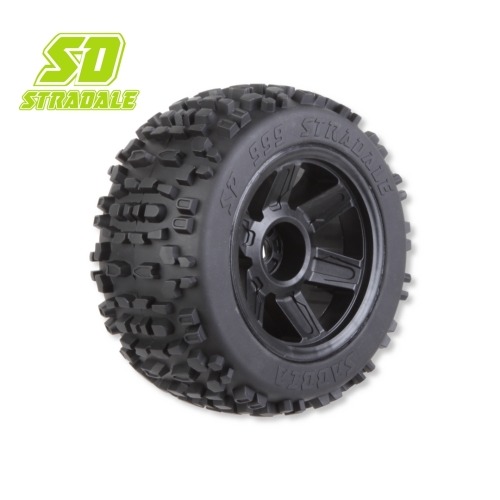 SP999 STRADALE - 3.8&quot; Sabbia Tire 17mm 1/2&quot; Offset MT Wheel(2pcs)/본딩완료